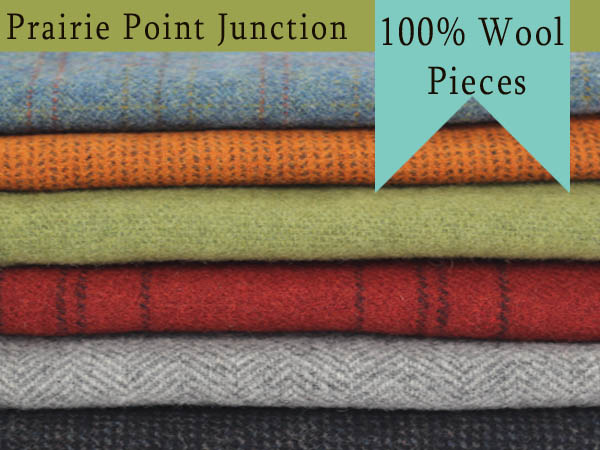 100% Wool Pieces